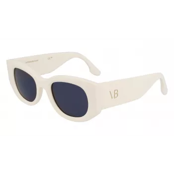 Victoria Beckham VB654S5022103 naisten aurinkolasit - musta asetaattikehys, harmaat polykarbonaattilinssit, 50 mm