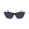 Victoria Beckham VB663S-001 naisten aurinkolasit - musta asetaattikehys, harmaat polykarbonaattilinssit, 57/15/140 mm