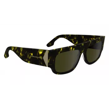 Victoria Beckham VB666S aurinkolasit naisten musta asetaatti kulmikas kehys harmaat linssit 55 mm
