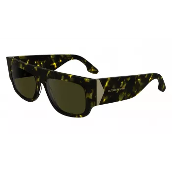 Victoria Beckham VB666S aurinkolasit naisten musta asetaatti kulmikas kehys harmaat linssit 55 mm