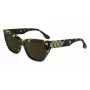 Victoria Beckham VB668S5516012 naisten kulmikkaat aurinkolasit musta asetaatti harmaat linssit 55/16/145 mm