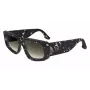 Victoria Beckham VB670S-010 naisten oversize-kulmikkaat aurinkolasit musta asetaatti harmaa linssi 54 mm