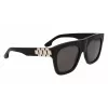 Victoria Beckham VB675S5220001 naisten aurinkolasit - musta asetaattikehys, harmaat polykarbonaattilinssit, 52 mm