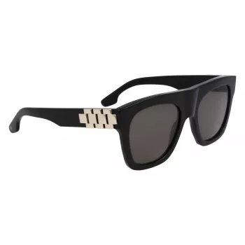 Victoria Beckham VB675S5220001 naisten aurinkolasit - musta asetaattikehys, harmaat polykarbonaattilinssit, 52 mm