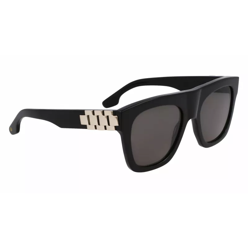 Victoria Beckham VB675S5220001 naisten aurinkolasit - musta asetaattikehys, harmaat polykarbonaattilinssit, 52 mm
