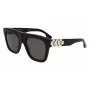 Victoria Beckham VB675S5220001 naisten aurinkolasit - musta asetaattikehys, harmaat polykarbonaattilinssit, 52 mm