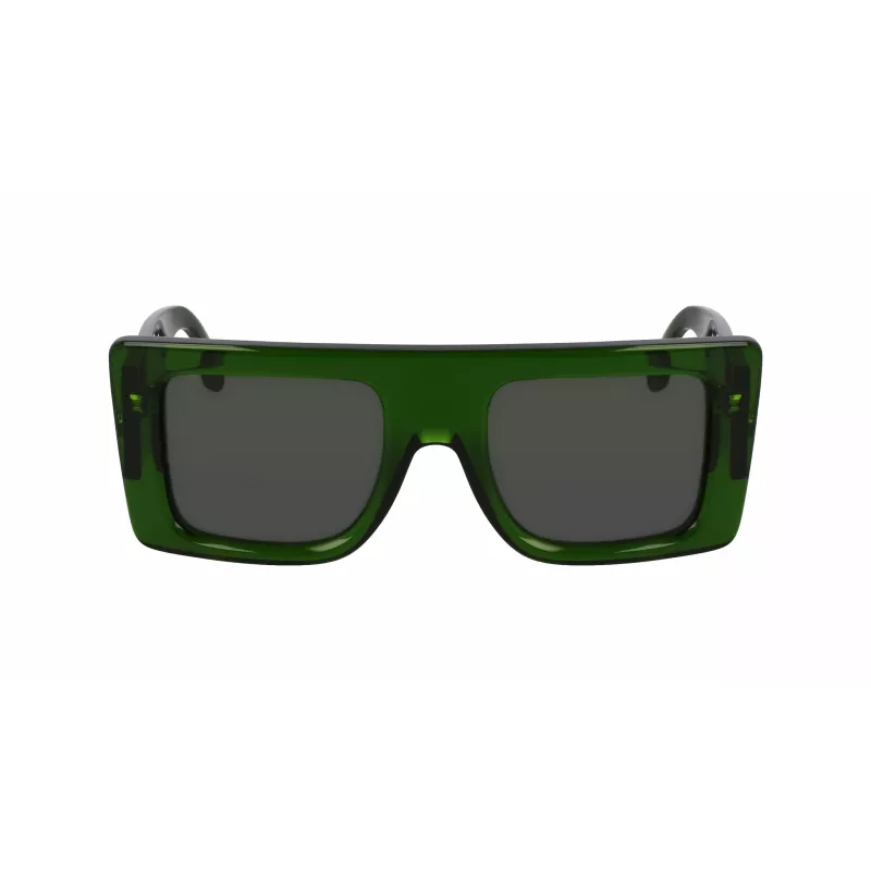 Victoria Beckham VB677S5122302 naisten aurinkolasit - musta asetaattikehys, harmaat polykarbonaattilasit - 51/22/145 mm