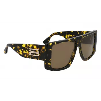 Victoria Beckham VB678S5713012 naisten aurinkolasit - musta kehys, tummanharmaat liukuvärilasit - 57/13/145 mm