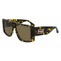 Victoria Beckham VB678S5713012 naisten aurinkolasit - musta kehys, tummanharmaat liukuvärilasit - 57/13/145 mm