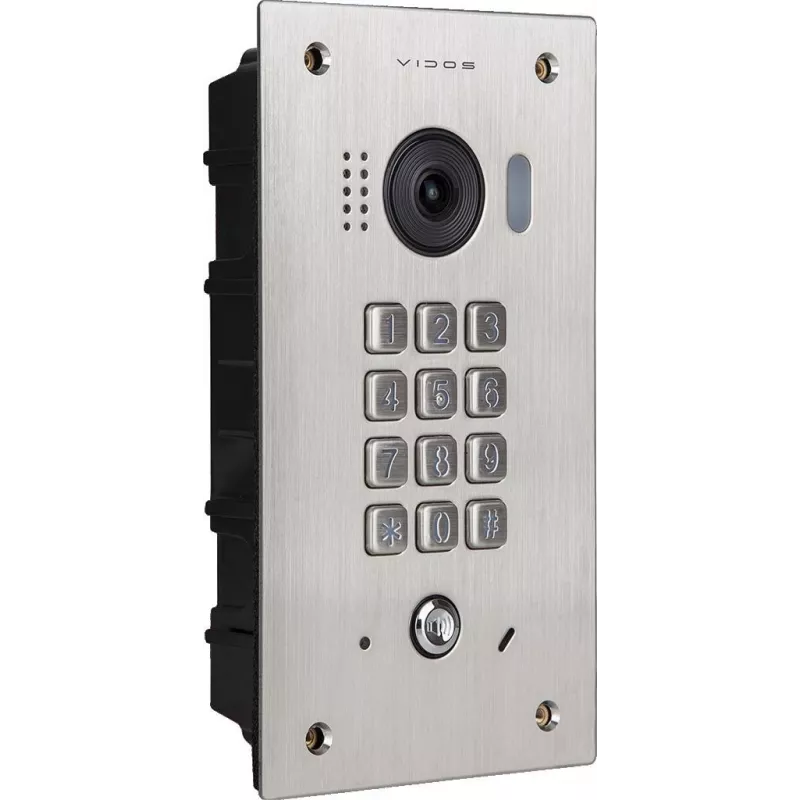 VIDOS DUO S1411D oviasema - Full HD 1080p, 2-johdin, IP65, hopea
