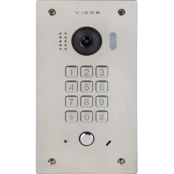 VIDOS DUO S1411D oviasema - Full HD 1080p, 2-johdin, IP65, hopea