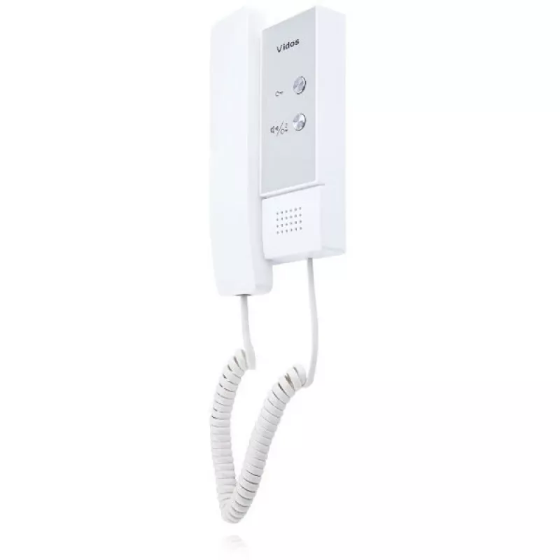 VIDOS DUO U1010 audio intercom handset - valkoinen
