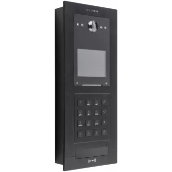 VIDOS IPX S110 ulkopaneeli - IP-video-oviasema 2MP-kameralla, PoE, IP65