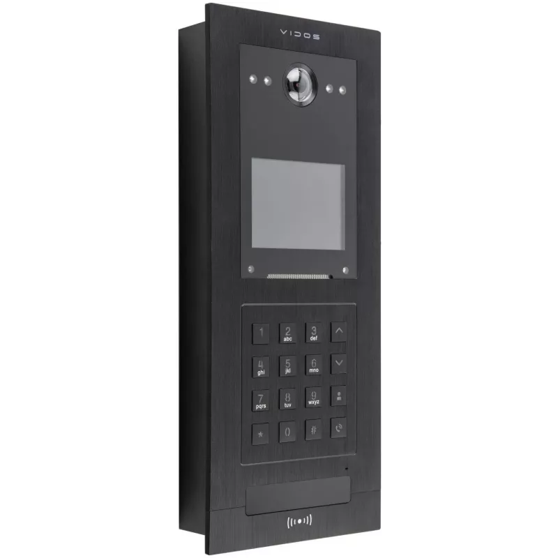 VIDOS IPX S110 ulkopaneeli - IP-video-oviasema 2MP-kameralla, PoE, IP65