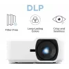 ViewSonic LSD400W laserprojektori WXGA 4000 ANSI lumenia lyhyt heittomatka