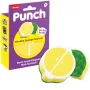 Vileda Punch joustava sienipuhdistin, sitruuna, 1 kpl