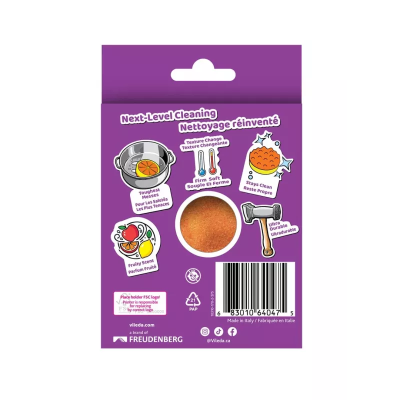 Vileda Punch Strong Orange hankaussieni, 1 kpl