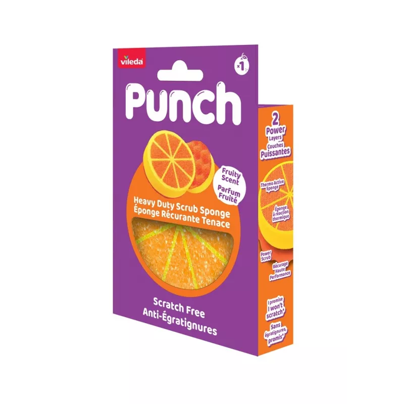 Vileda Punch Strong Orange hankaussieni, 1 kpl