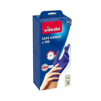 VILEDA Safe Hands – nitriilikäsineet M/L 100 kpl