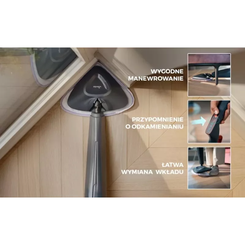 Vileda Steam Plus Pro Compact höyrymoppi