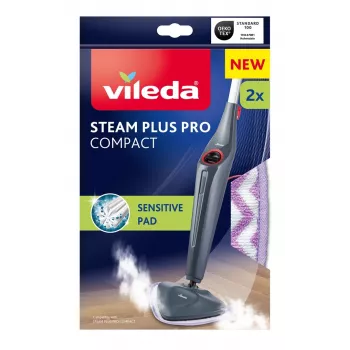 Vileda Steam Plus Sensitive höyrymoppausliinojen vaihtopäät (2 kpl:n pakkaus)