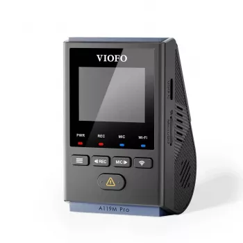 VIOFO A119M Pro 2K QHD autokamera Sony STARVIS 2 IMX675:llä, integroidulla GPS:llä ja Wi-Fi:llä, superkondensaattori, 140° näkökenttä, 1,5