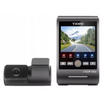VIOFO A229 ULTRA 2CH-G GPS kaksikanavainen autokamera 4K eteen & 2K taakse