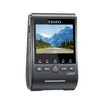 VIOFO A329S 1CH GPS 4K UHD autokamera Sony STARVIS 2 IMX678:lla, integroitu GPS, Wi-Fi, pysäköintitila, 2,4 tuuman LCD, superkondensaattori, jopa 512 GB