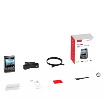 VIOFO A329S 1CH GPS 4K UHD autokamera Sony STARVIS 2 IMX678:lla, integroitu GPS, Wi-Fi, pysäköintitila, 2,4 tuuman LCD, superkondensaattori, jopa 512 GB