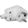 VIPLAST 220-01 kulmaverkkopistoke 16A 250V IP20 valkoinen