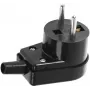 VIPLAST 220-05 kulmapistoke 16A 250V IP20 musta