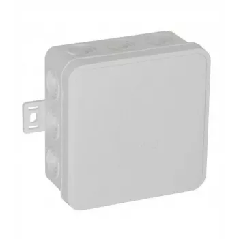 VIPLAST V6 Click pinta-asennettava jakorasia, 12 läpivientiä, tyhjä, valkoinen, IP54, 85x85x41 mm, 036-01