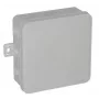 VIPLAST V7 Klik pinta-asennettava kytkentärasia, tyhjä, 12 kaapeliläpivientiä, valkoinen, IP54, 100x100x41mm