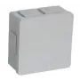 VIPLAST VP-02 pinta-asennettava kotelo, 6 läpivientiä, IP55, harmaa, 86x86x40 mm