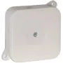 VIPLAST VP-2 pinta-asennettava liitäntärasia tyhjä 4 läpivientiä IP44 valkoinen 85x85x35mm 027-01
