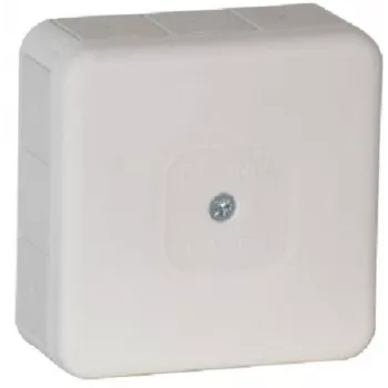 VIPLAST VP-31 pinta-asennettava jakorasia, tyhjä, 12 kaapeliläpivientiä, IP55, valkoinen, 85x85x37 mm