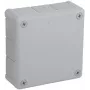 VIPLAST VP-51 pinta-asennettava jakorasia, 12 läpivientiä, harmaa, IP55, 118x118x46 mm