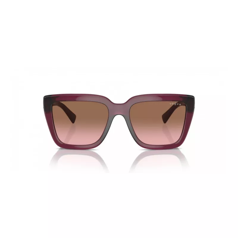 VOGUE VO5575SB29891 naisten suorakaiteen muotoiset aurinkolasit Havana ruskea gradient 55 mm