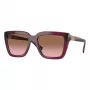 VOGUE VO5575SB29891 naisten suorakaiteen muotoiset aurinkolasit Havana ruskea gradient 55 mm