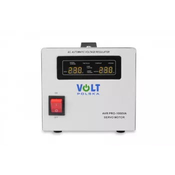Volt Polska AVR Pro 1000VA servo-jännitteenstabilisaattori 3 % tarkkuudella