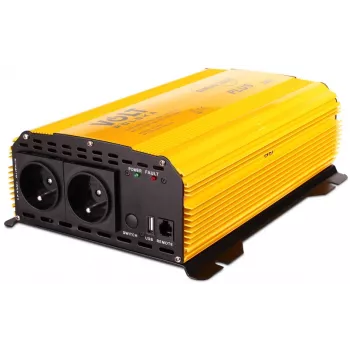 VOLT POLSKA SINUS PLUS 3000 puhdas siniaalto jännitemuunnin 24V -> 230V 1500W/3000W kaukosäätimellä