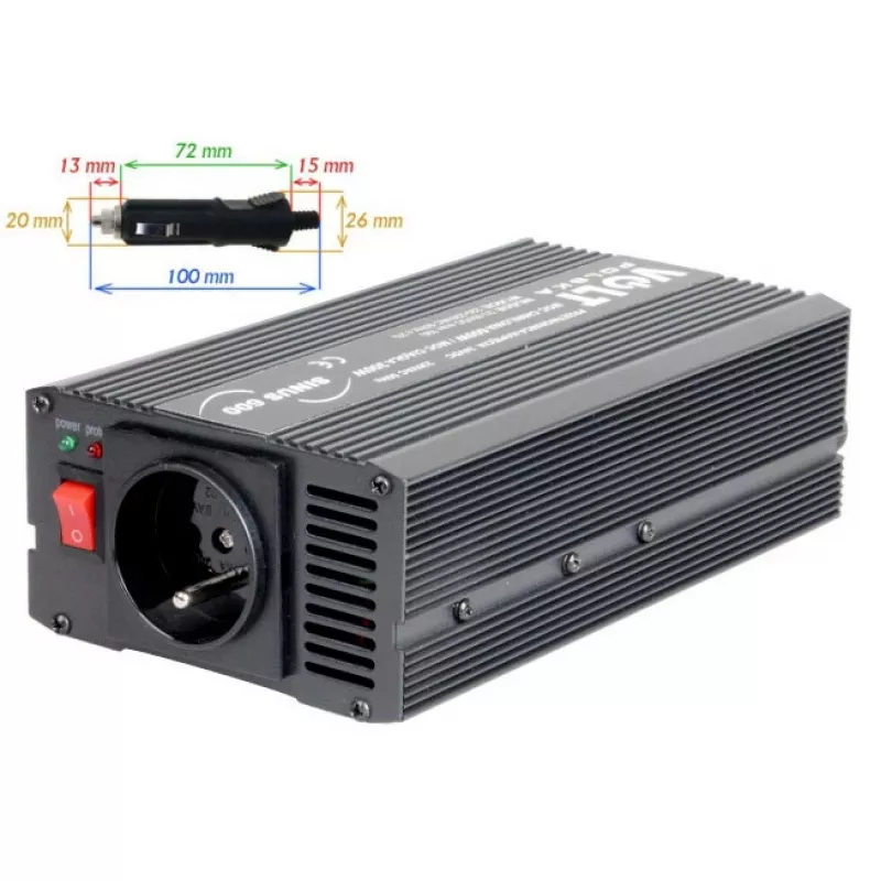 Volt Sinus 600 puhdas siniaalto invertteri 24V-230V 300W/600W