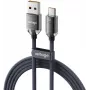 VOLTAGE PureCrystal USB-A - USB-C -kaapeli 66W 2 m musta