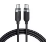 VOLTAGE VEKS100CC100BK USB-C - USB-C silikoni 100W PD -kaapeli 1m musta