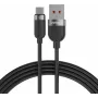 VOLTAGE VEKS66AC100BK USB-A – USB-C silikoni 66W PD kaapeli 100cm musta