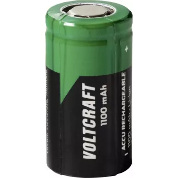 VOLTCRAFT 18350 Flat-Top Li-Ion -akku 3,7 V 1100 mAh (VC-17666005)