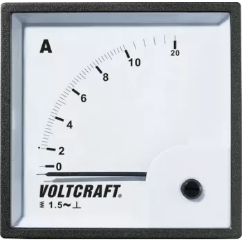 VOLTCRAFT AM-72X72/10A analoginen paneeliampeerimittari 10A AC käämimittaristo