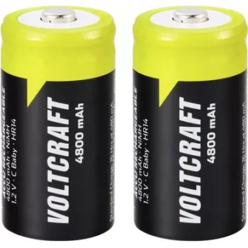 Voltcraft Endurance Baby (C) NiMH akku 4800 mAh 1,2 V 2 kpl:n pakkaus