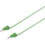 VOLTCRAFT erittäin taipuisa mittausjohto 2 mm lamelliliitin 2 mm lamelliliittimeen, 0,6 m, vihreä, 2,2 A, MSB-200 (VC-8557715)