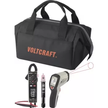 VOLTCRAFT HVAC-mittalaiteet VC-8013705 + VC-14465985 infrapunapyrometri ja pihtimultimittari